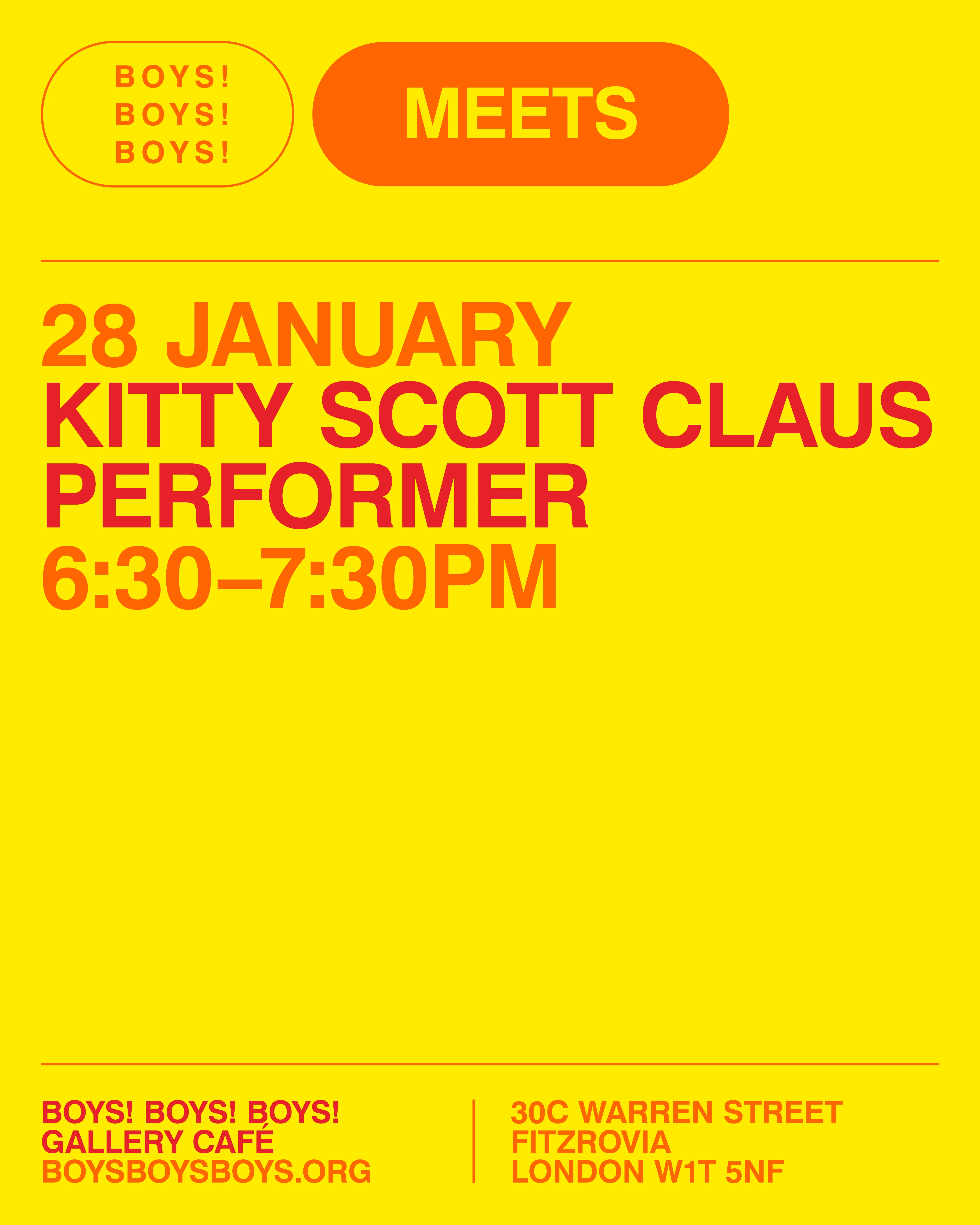 28 January - Kitty Scott Claus, Performer