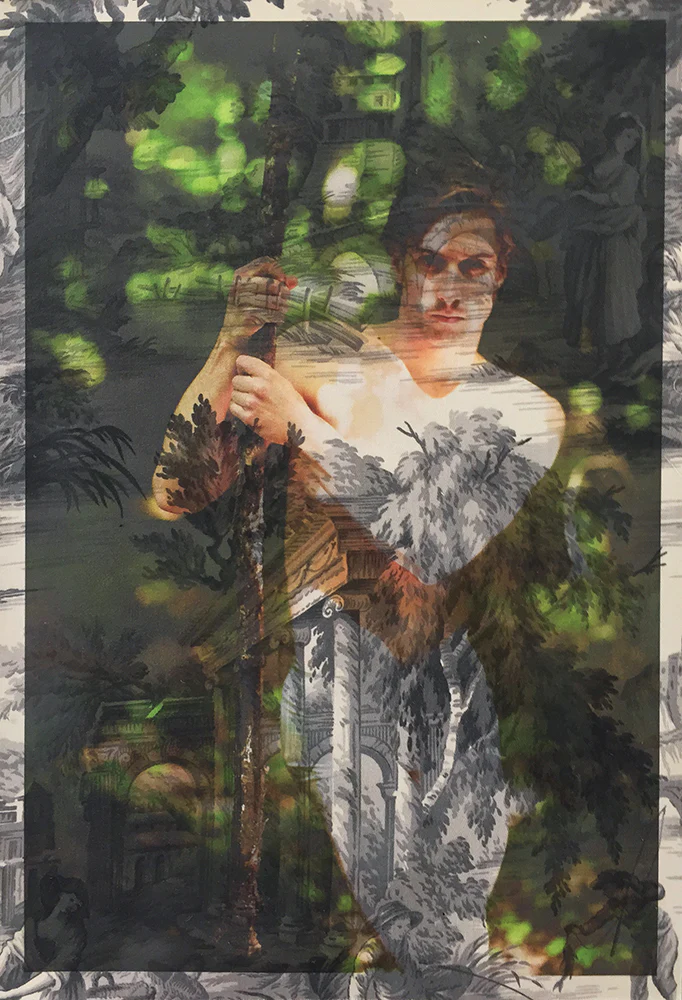 Leonard Jakovina Standing Tiergarten Berlin (on grey pastoral toile), 2012, Tim Hailand