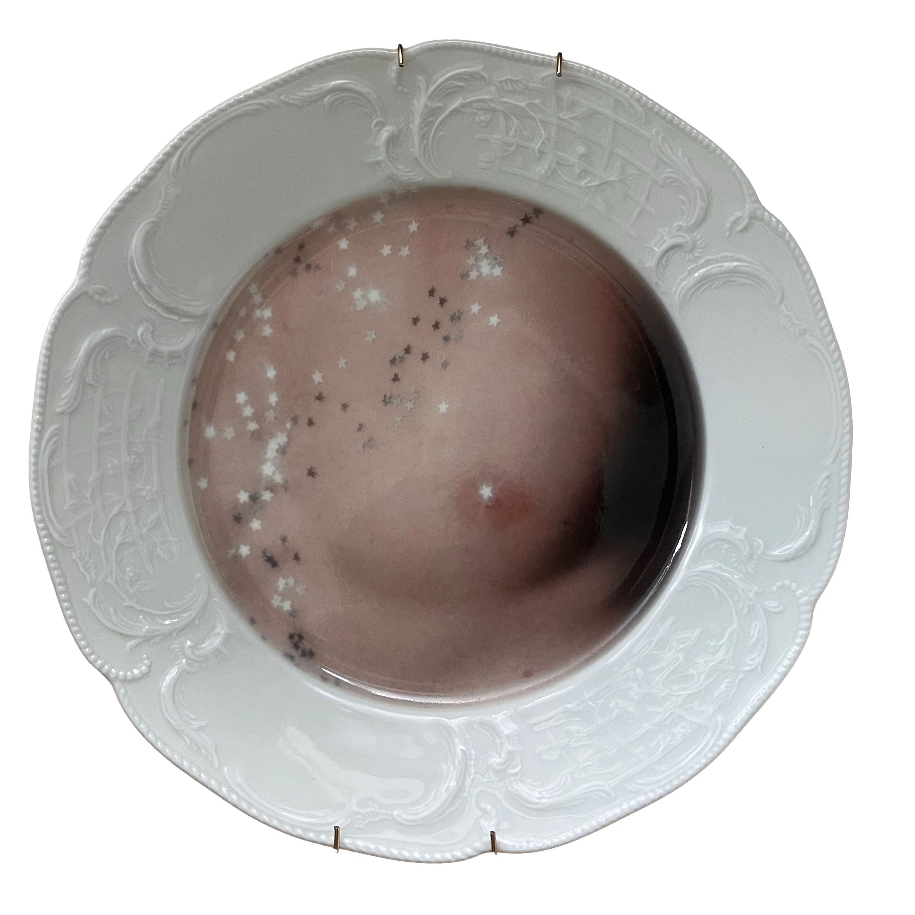 Nipple, from Stardust series, 2023, Alexander Courtman